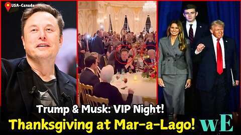 Donald Trump’s Thanksgiving with Elon Musk: Secrets, Songs, and VIP Guests! - WorldEye