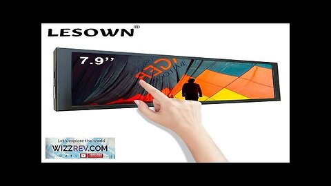 LESOWN 7.9 inch Small Stretch Bar Monitor HDMI Touch mini Wide Strip Review