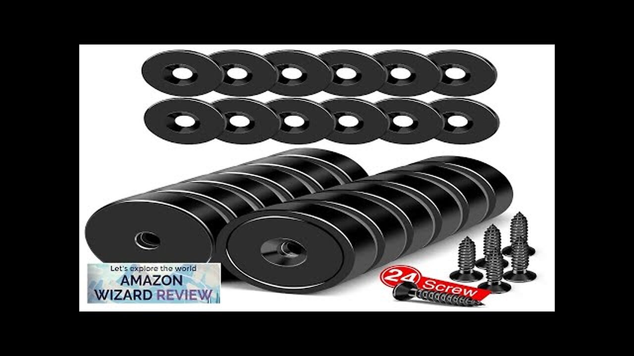 MIKEDE Magnets 40lbs Strong Magnets with Holes Rare Earth Neodymium Magnets Heavy Review