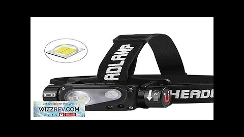 200B-2 XHP50 LED Headlamp Motion Sensor Headlight Flashlight 18650/21700 USB Rechargeable Review