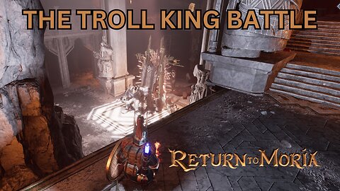 The troll king battle. Return to moria