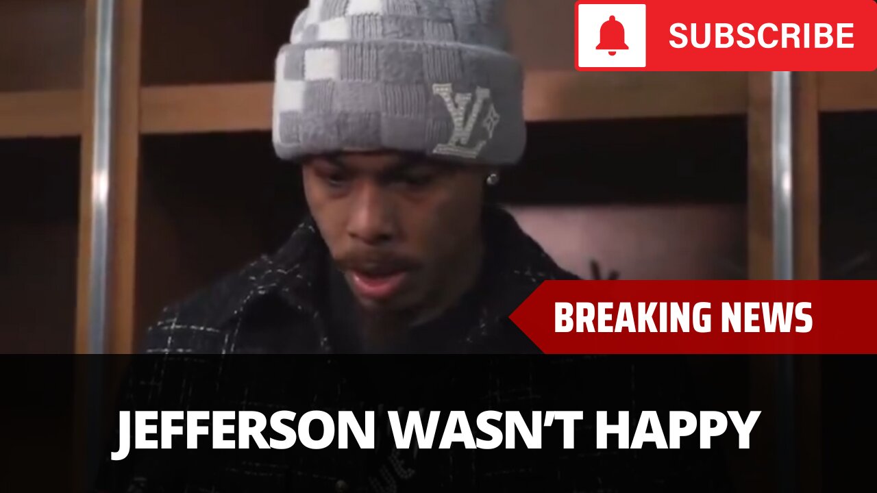 Justin Jefferson Was Not Happy With The Refs After Loss