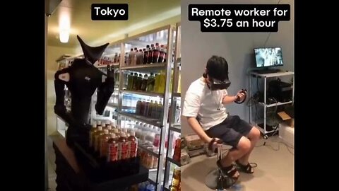 Japan. Remote work... / Transhumanist Agenda / Cyborg in Action