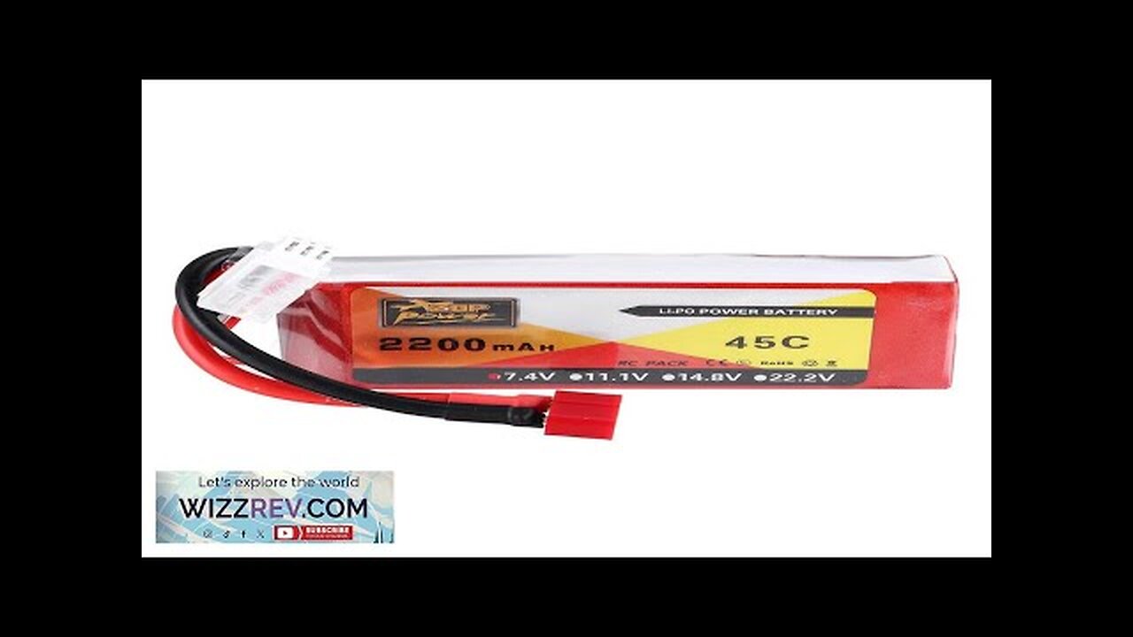 ZOP Power 7.4V 2200mAh 2S 45C Lipo Battery T Plug for Wltoys Review