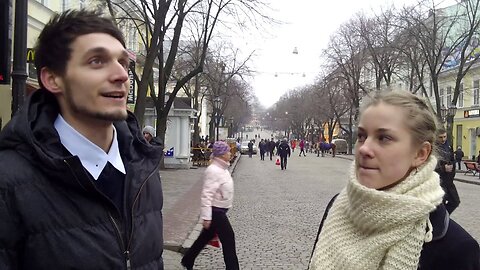 2014-03-05 - ⚠️ Ukraine crisis 2014: Odessa Street Interviews - Young Couple