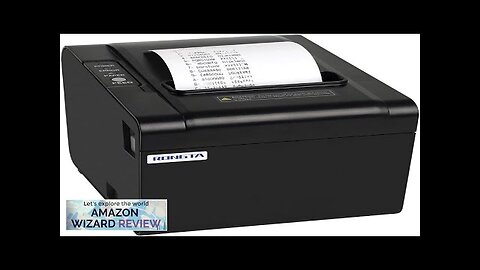 Rongta POS Receipt Printer 80mm Thermal Printer ESC/POS Restaurant Kitchen Printer Review