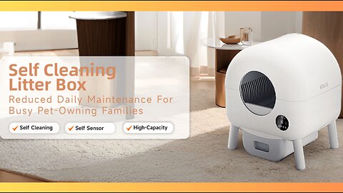 Self Cleaning Litter Box - Automatic Cat Litter Box self Cleaning