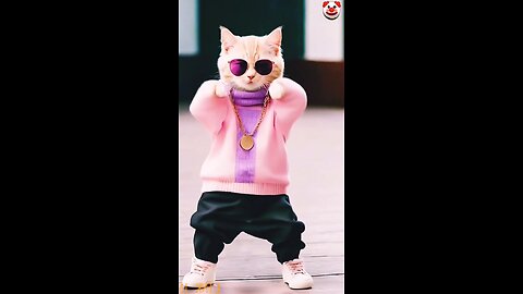 Gentleman Cat dance #petvideos #prediction #funnyanimals #california #foryou #children #kidsvideo