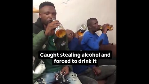 Store Owner In South Africa Forces Thieves To Drink All The Alcohol They Tried To Steal