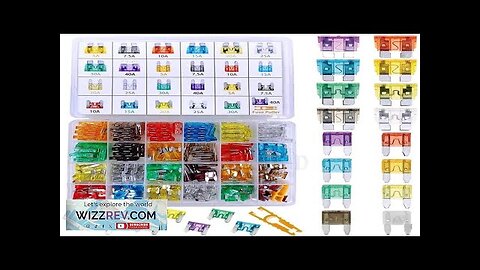 272pcs Automotive Car Fuses Kit Auto Blade Fuse Assortment Set Standard/Mini/Low Profile Review