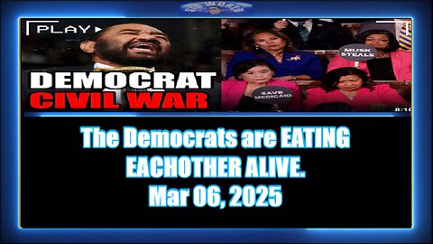 The Democrats are EATING EACHOTHER ALIVE