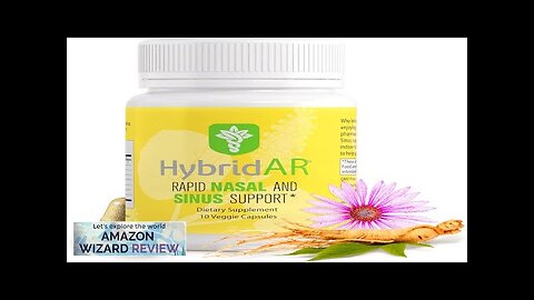 HybridAR Rapid Nasal & Sinus Support – Allergy Supplement – Fast Acting Review