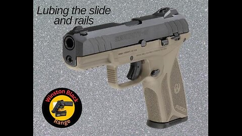 Ruger security 9 fde with petroleum jelly .