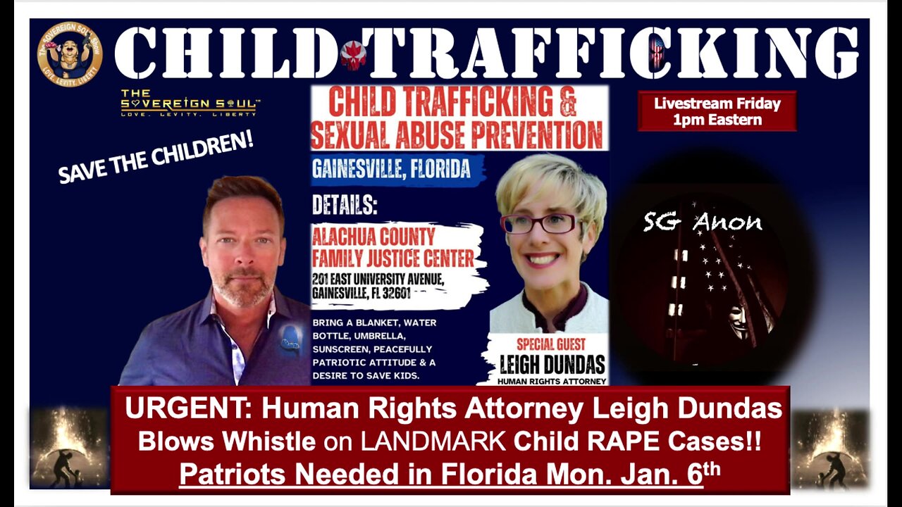 Live on QNP | Cross-Stream: Attorney Leigh Dundas Blows Whistle on Child-Rape Case in FL, USA