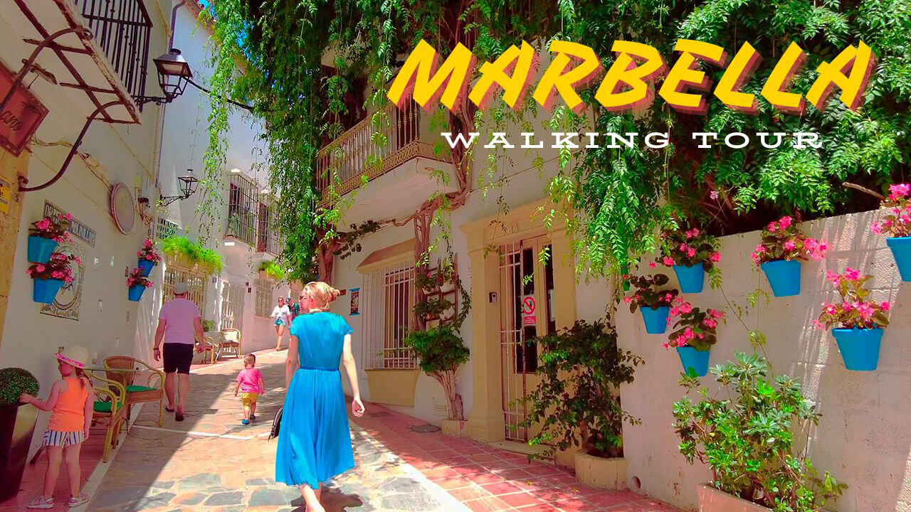 Beautiful Marbella Old Town & City Center Walking Tour • Spain, 2024