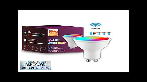 CROSIKO 5W GU10 RGB LED Light Bulb Works With Tuya WIFI Smart Review