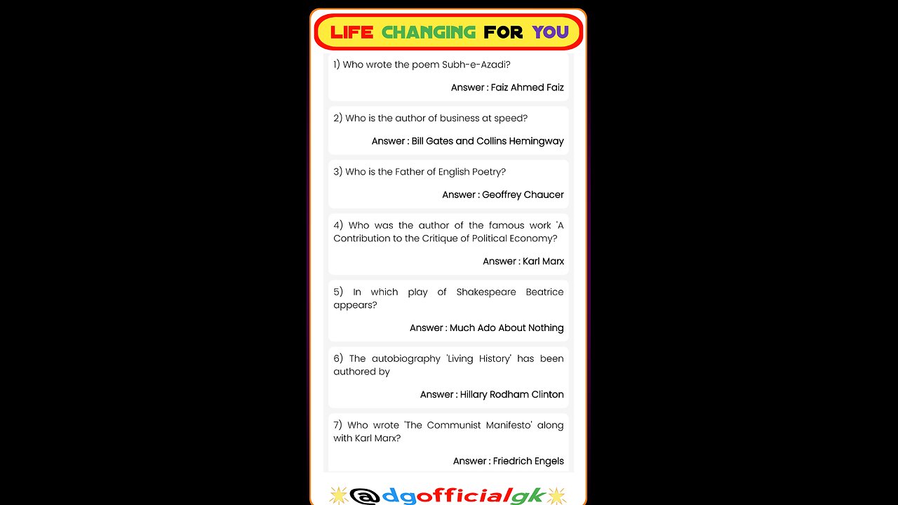 gk question and answers