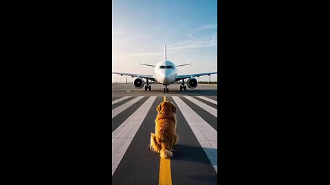 Dog Prevents plane from taking off,averting disaster..