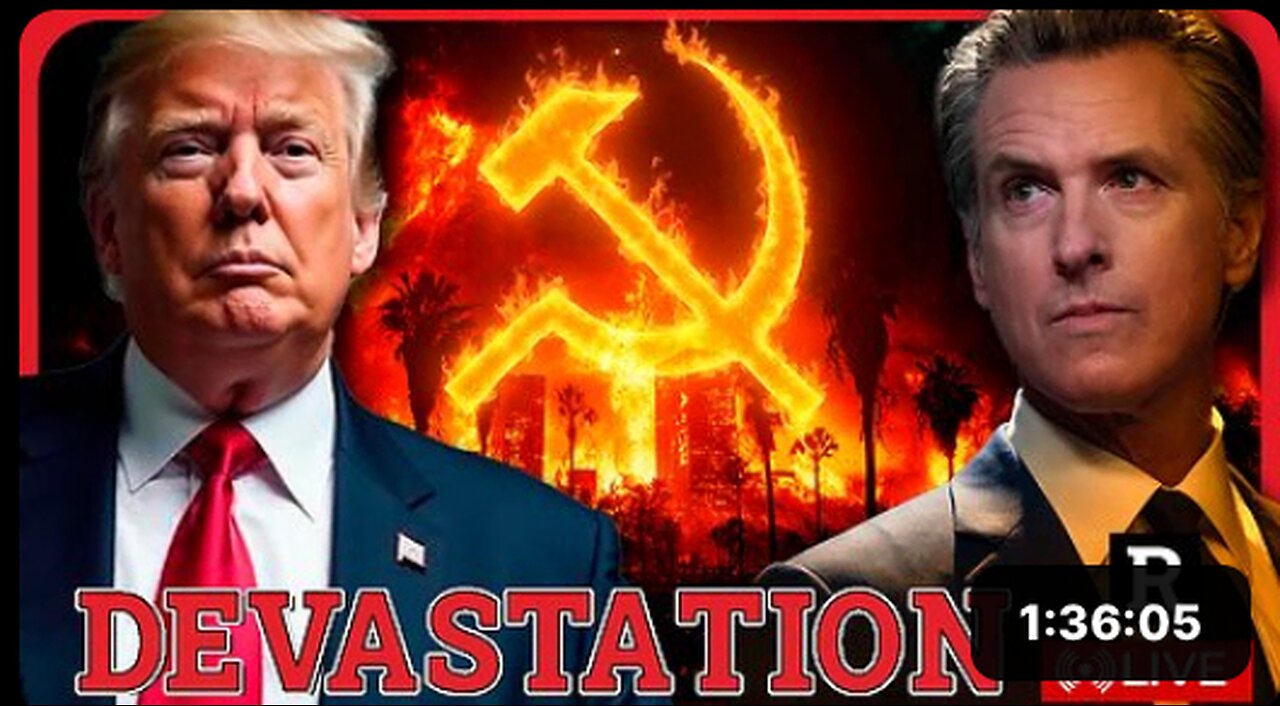 BREAKING! Trump Slams Communist California Dems over Wildfire Disaster | Redacted News