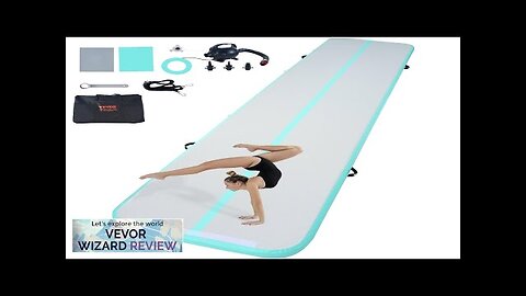 VEVOR Gymnastics Air Mat 4 inch Thickness Inflatable Gymnastics Tumbling Mat Tumble Review