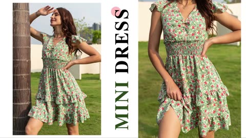 "This Boho Floral V-Neck Dress is the Summer Essential You Need