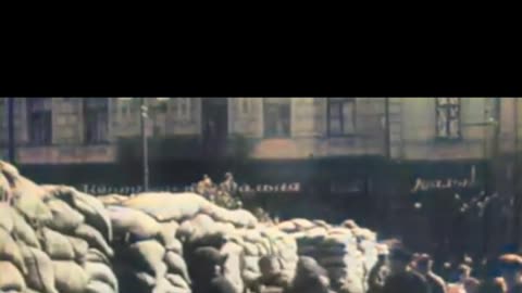 Kiev Ukraine days before German invasion historical #Colourized footage 🇺🇦 🏰 🎥