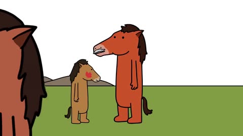 Why I am horse ? cartoon