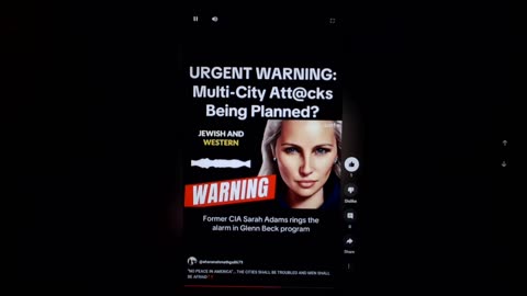 URGENT WARNING:MULTI-CITY ATT@CKS BEING PLANNED?-@aharanahmath8689