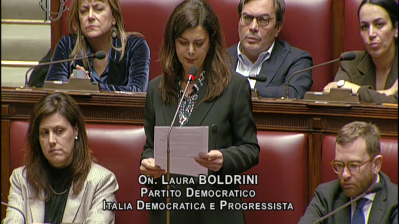 Boldrini - Intervento dalla Camera dei Deputati (25.02.25)