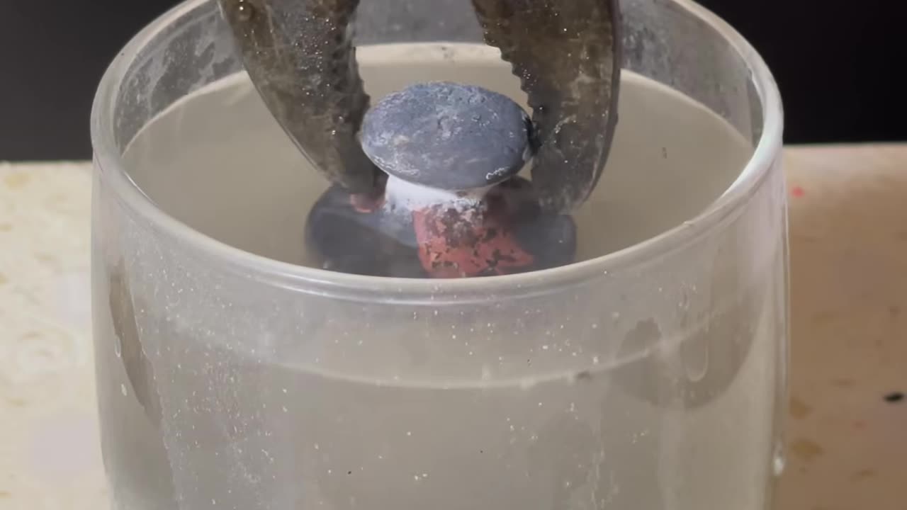 Red Hot Calibration Weight vs Salt Water