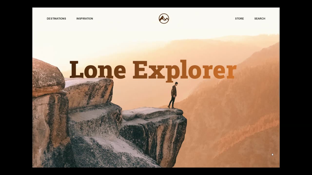 Lone Explorer Parallax with GSAP