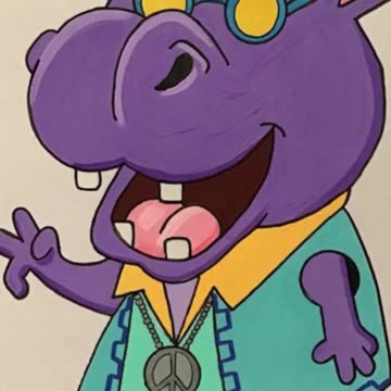 Hippie Hippo timelapse