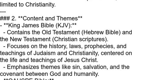 Some differences between KJV and OAHSPE guidebook