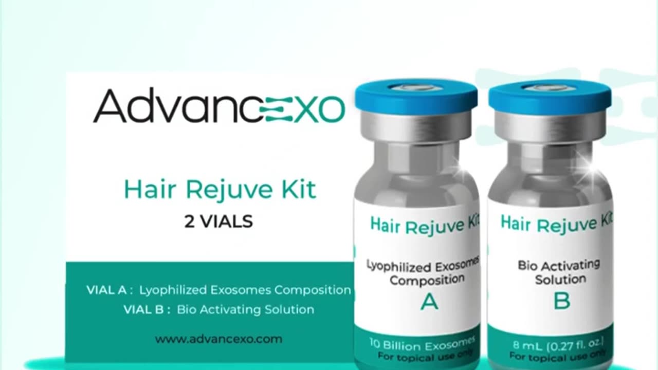 Scientific Approach To Terrific Growth of Hair #Advancexo #exosomes #hairrestoration