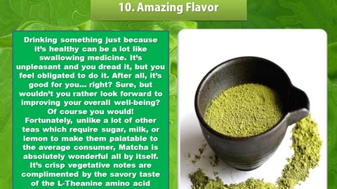 Health Benefits Of Matcha Green Tea