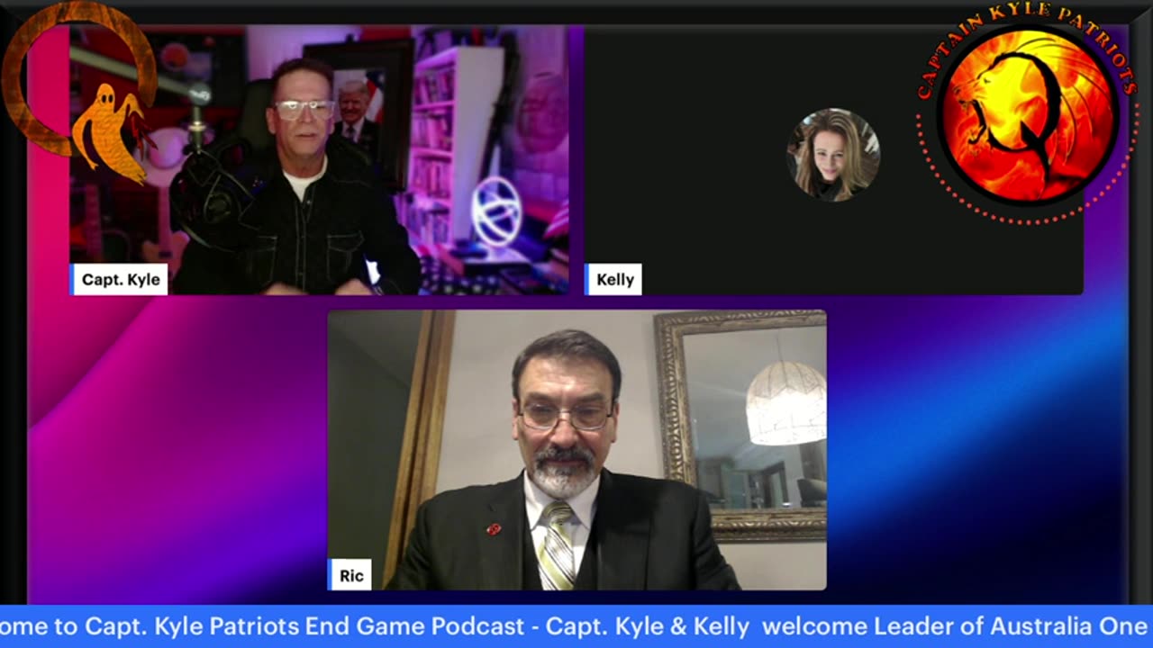 Capt Kyle & Kelly - Biweekly Round Table w Australia Partys leader LTC Riccardo Bosi! 2-9-25