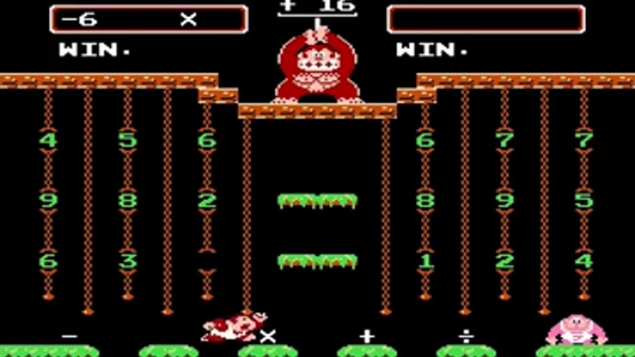 Donkey Kong Jr Math