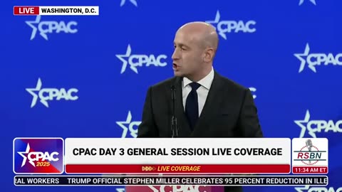 FULL SPEECH: Stephen Miller Delivers Remarks at CPAC 2025 - 2/22/25