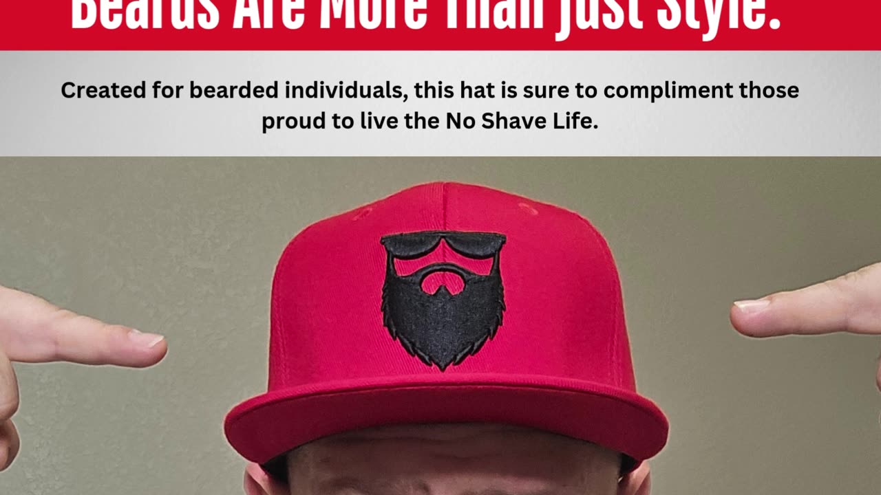 The ultimate snapback for the bearded legends!