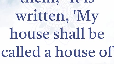 "My House Shall Be Called a House of Prayer" mat 21:13 #shorts #youtube #jesus #ytshorts #youtuber