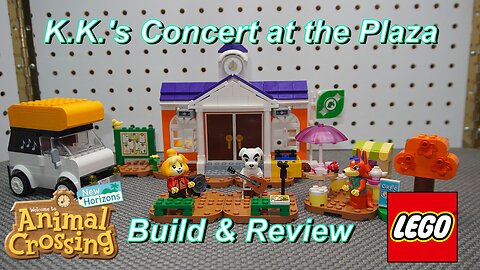 Lego Animal Crossing K.K.'s Concert at the Plaza (Build & Review)