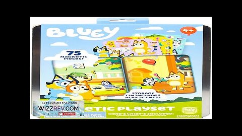 Bluey Magnetic Playset Magnet Activity Toys Great Birthday Parties at-Home Activities or Review