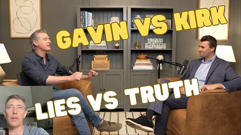 Gavin Newsom vs Charlie Kirk in Full (Trying to Race From Toxic to the Center)