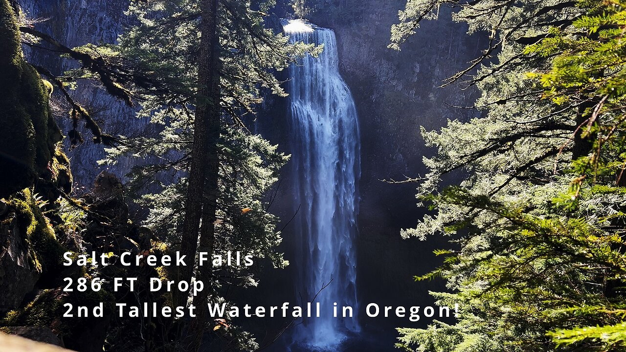 Hiking Lower, Middle & Upper Viewpoints of Salt Creek Falls, 2nd Tallest Waterfall in Oregon! | 4K