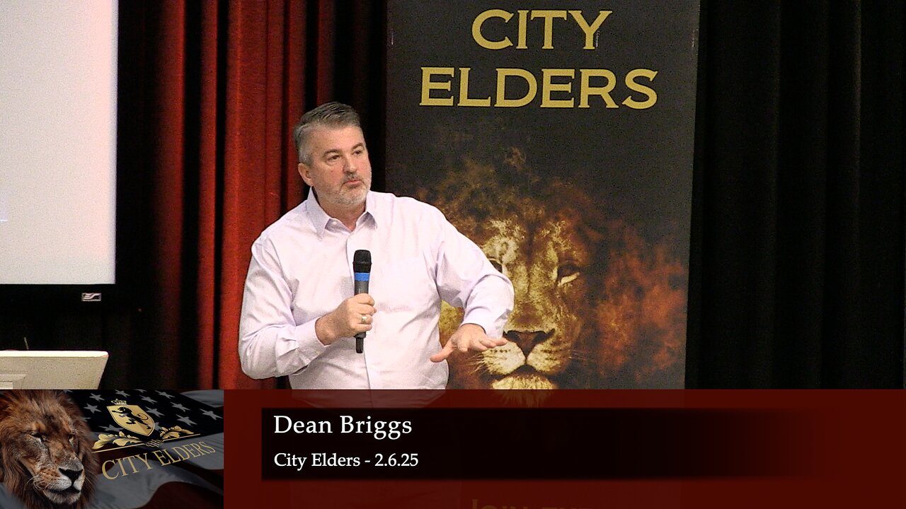 Dean Briggs ministers at City Elders