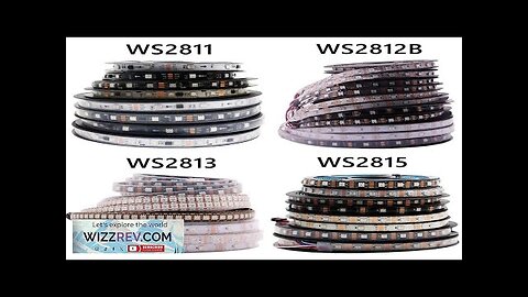 WS2811 WS2812B WS2813 WS2815 5050RGB LED Strip Lights Individually Addressable Review