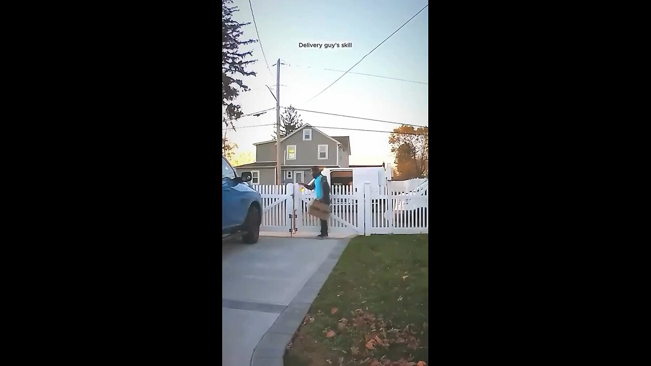 Amazon delivery driver gots hops