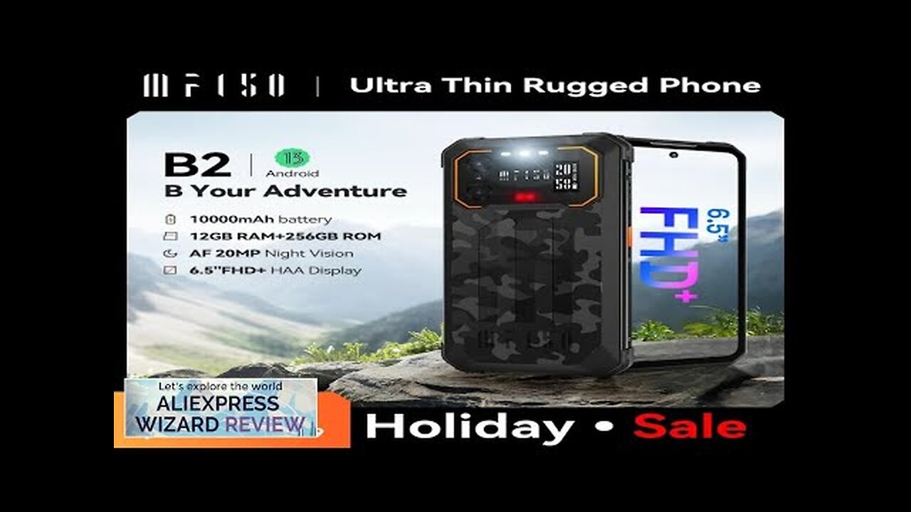 World Premiere IIIF150 B2 6.5"FHD+ Display Rugged MobilePhone Night Vision 10000mAh 48MP Review