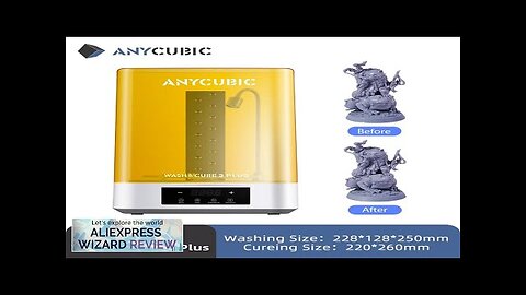 ANYCUBIC Wash & Cure 3 Plus Washing Curing 2 in 1 Machine Review