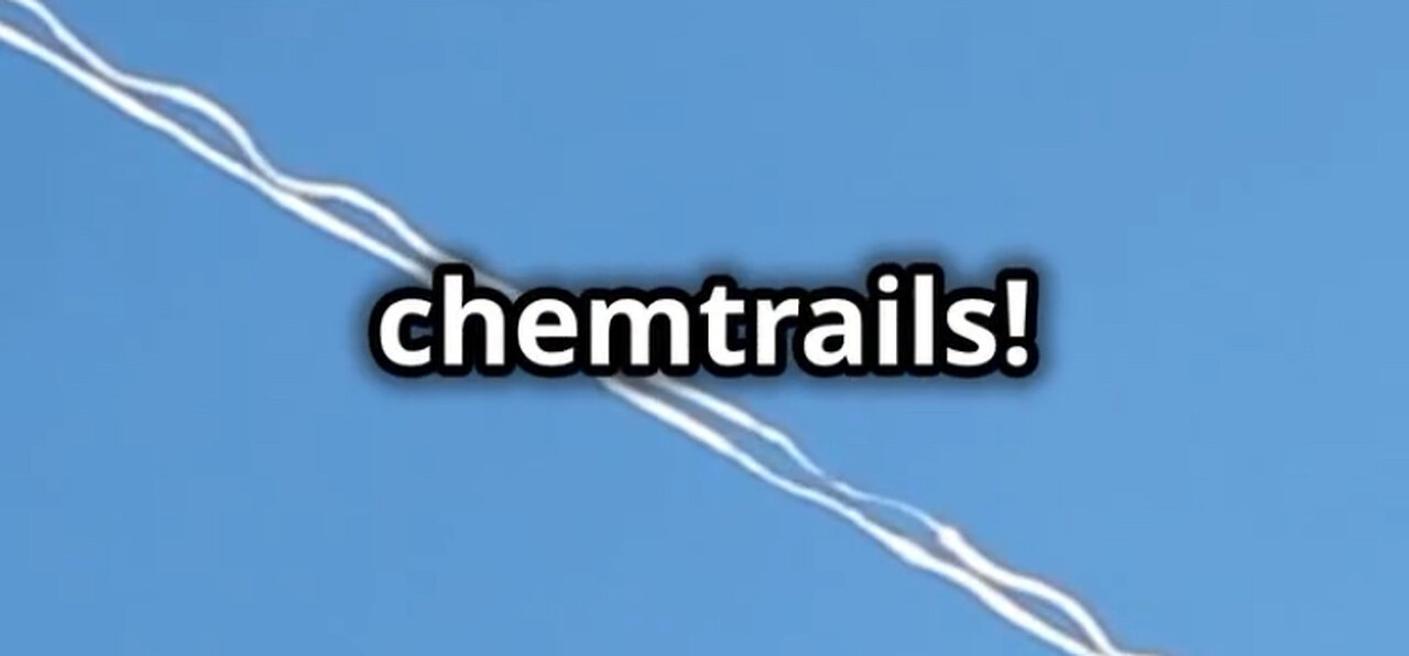 Why do 70% of people never question the trails in the sky
